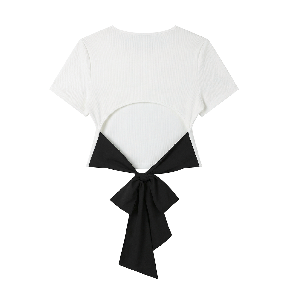 The Braided Glory Slim Fit Bow Back Top
