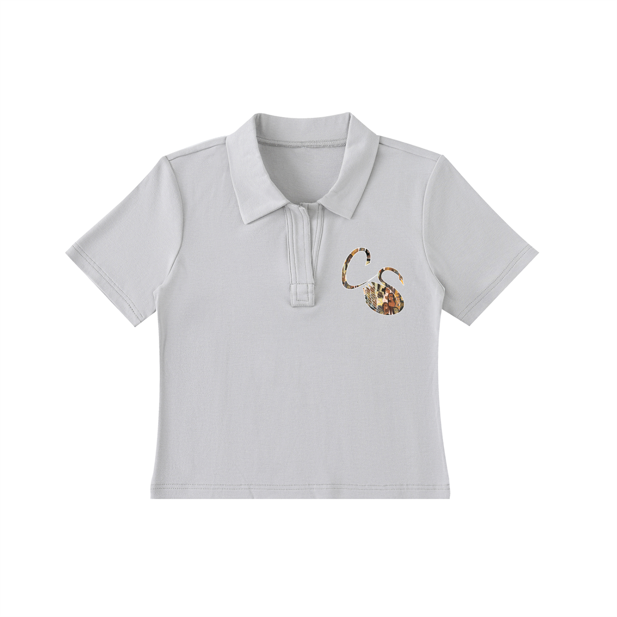 The Braided Glory Bodycon Polo Shirt