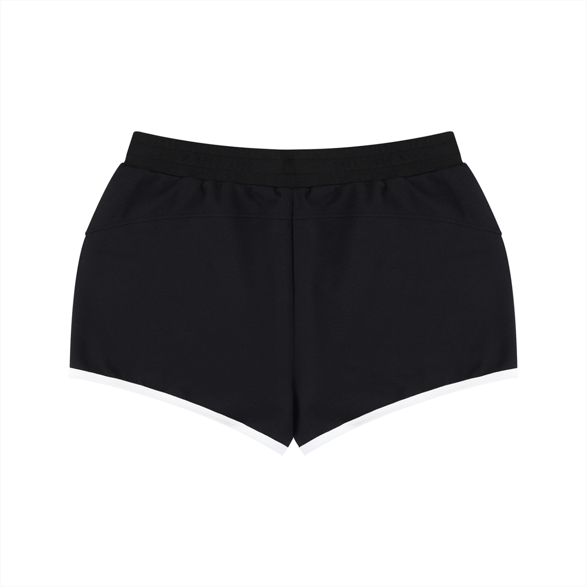 The  Braided Glory Retro Contrast Binding Shorts