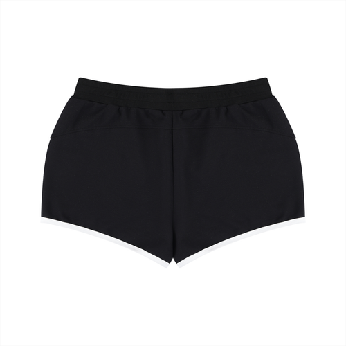 The  Braided Glory Retro Contrast Binding Shorts
