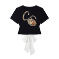 The Braided Glory Slim Fit Bow Back Top