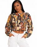 The Braided Glory Cropped Sweatshirt