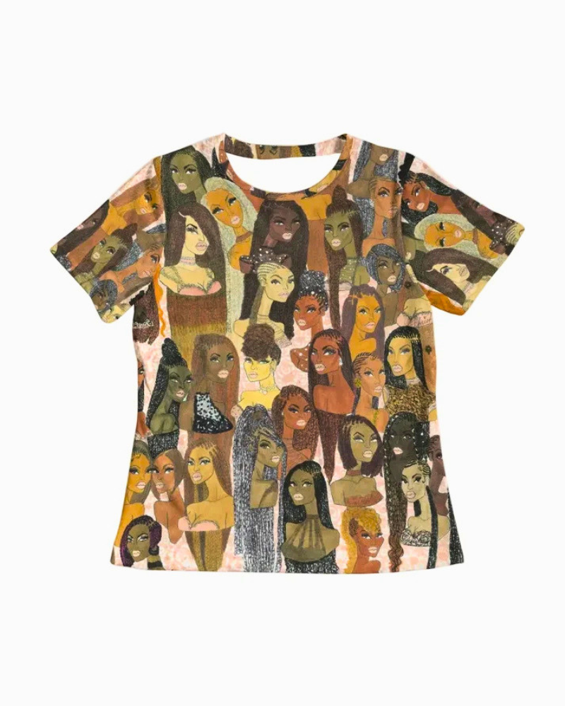 The Braided Glory All-Over Print Tee