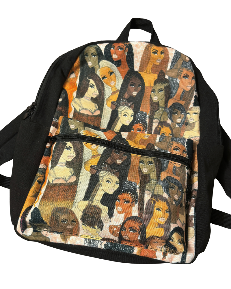 The Braided Glory Small Canvas Backpack