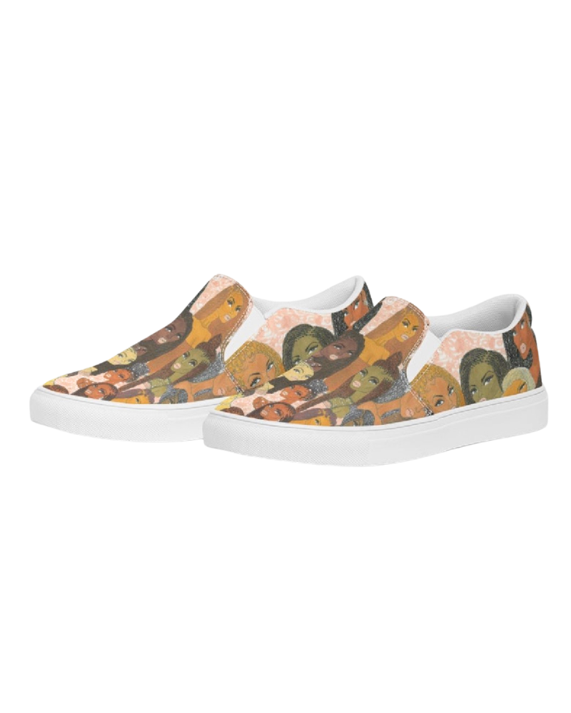 The Braided Glory Blanco Slip-On Canvas Shoe