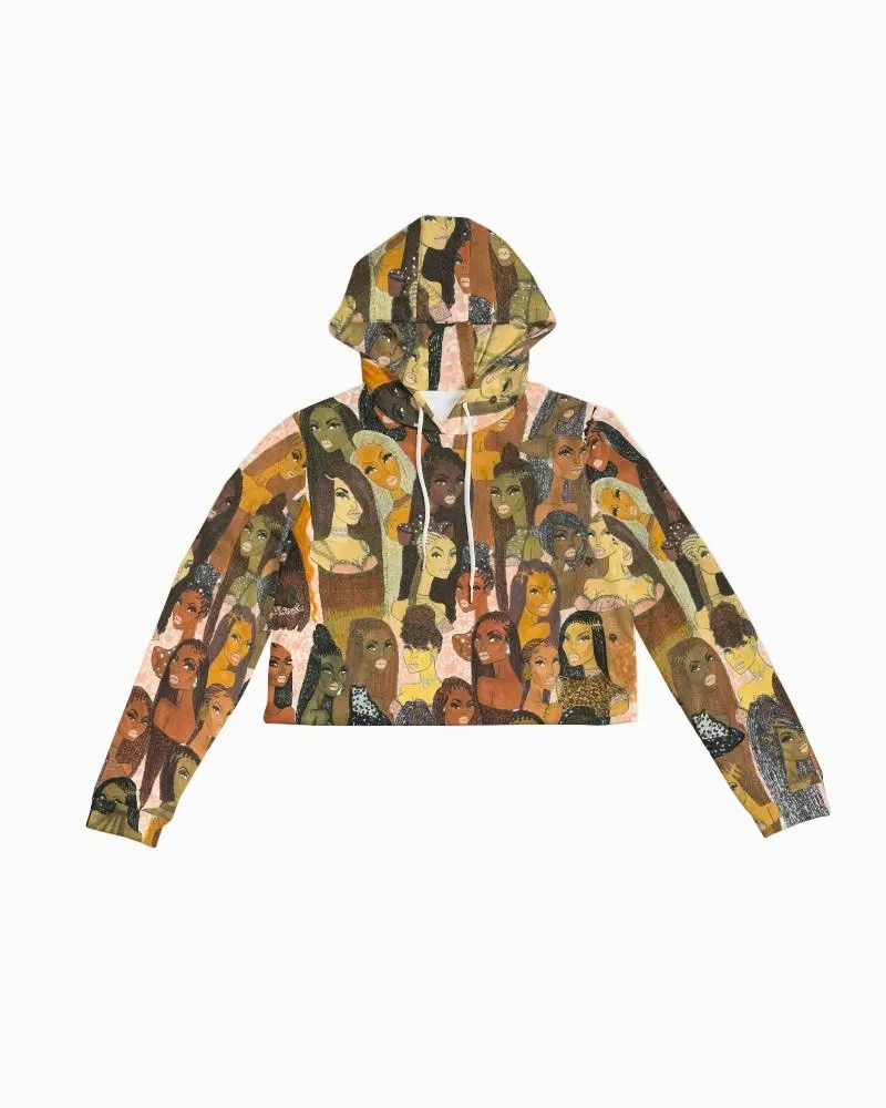 The Braided Glory Cropped Hoodie