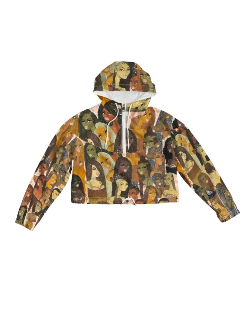 The Braided Glory Cropped Windbreaker