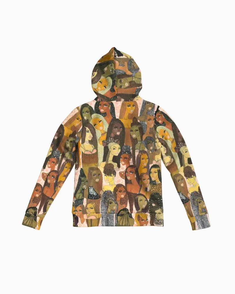 The Braided Glory Print Hoodie