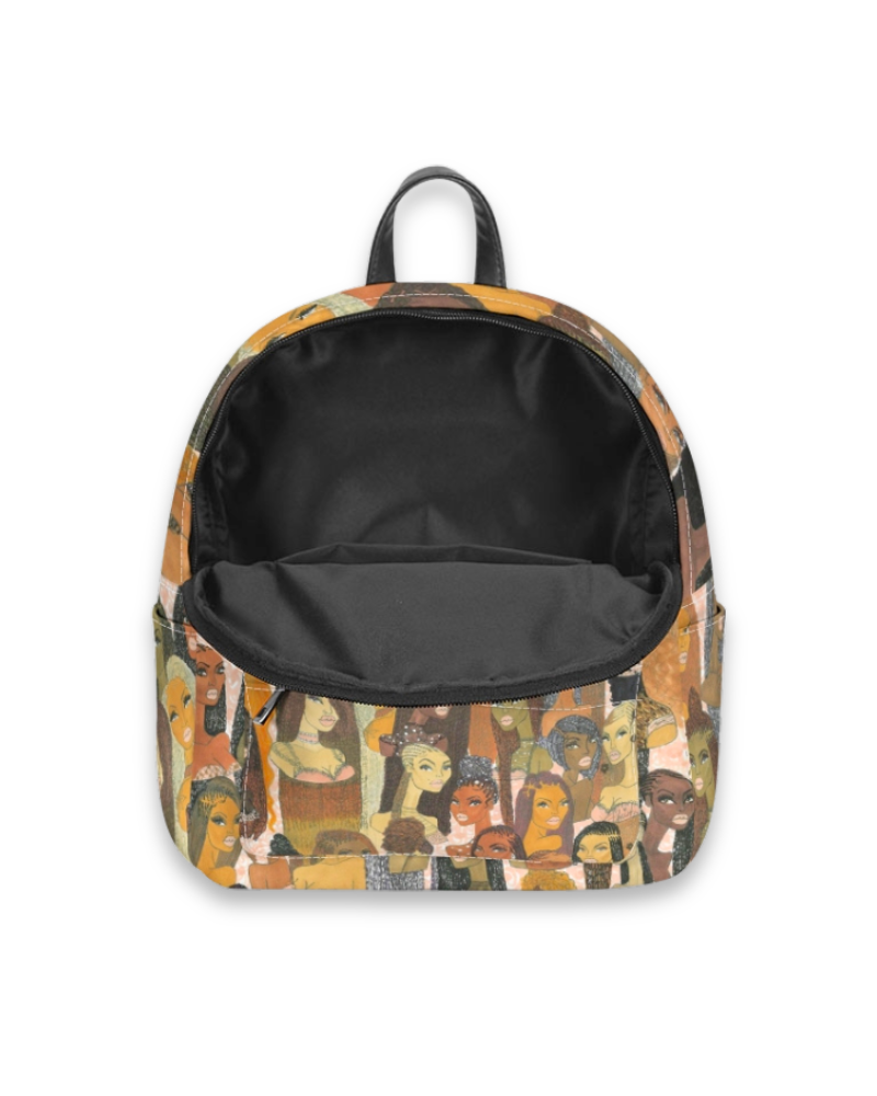The Braided Glory Mini Canvas Backpack