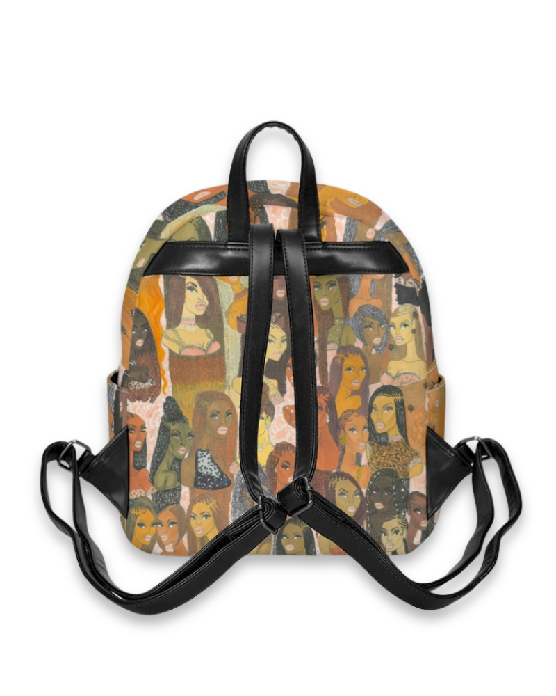 The Braided Glory Mini Canvas Backpack