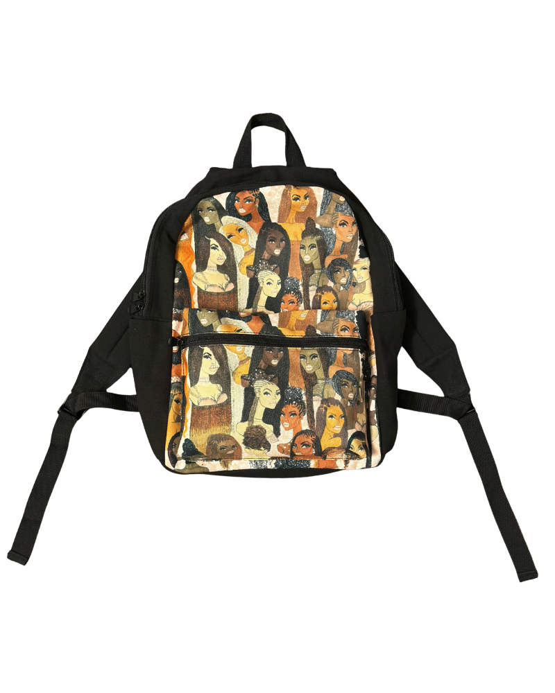 The Braided Glory Small Canvas Backpack