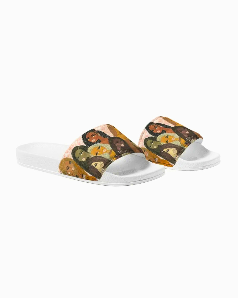 The Braided Glory Blanco Slide Sandal