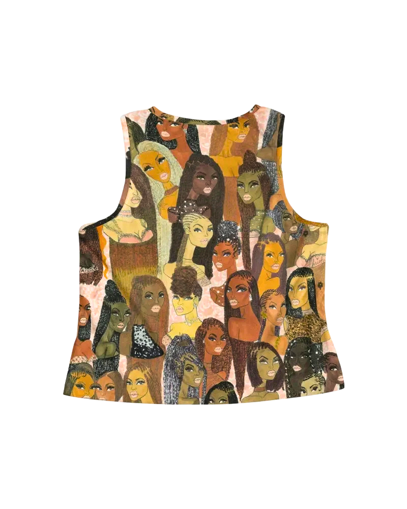 The Braided Glory Cropped Tank