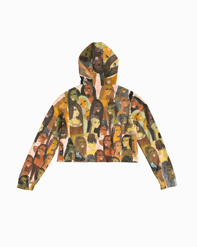 The Braided Glory Cropped Hoodie
