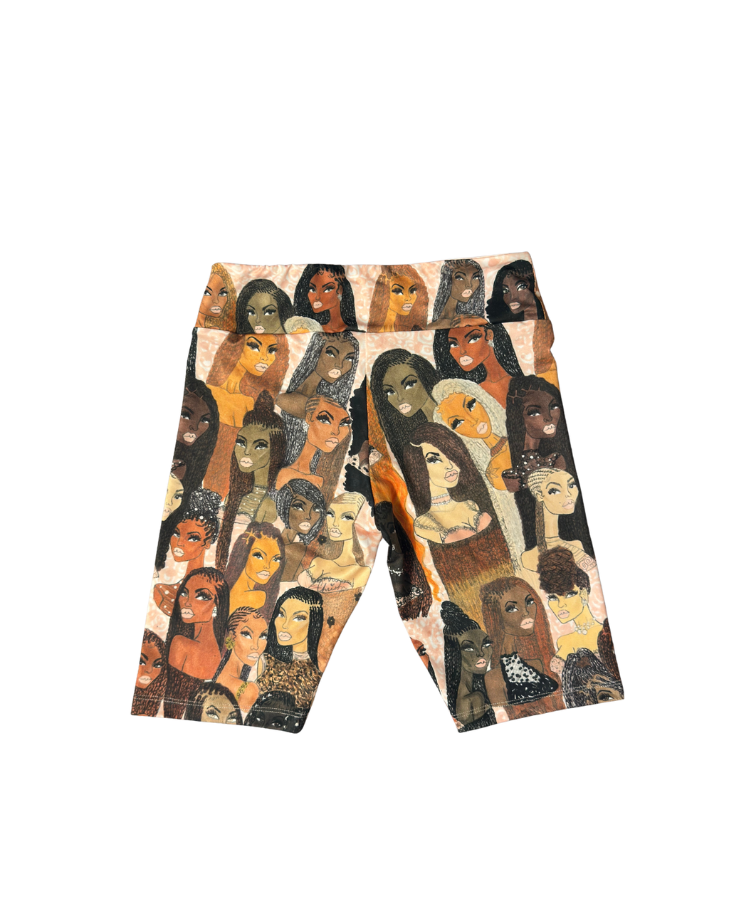 The Braided Glory Mid-Rise Bike Shorts
