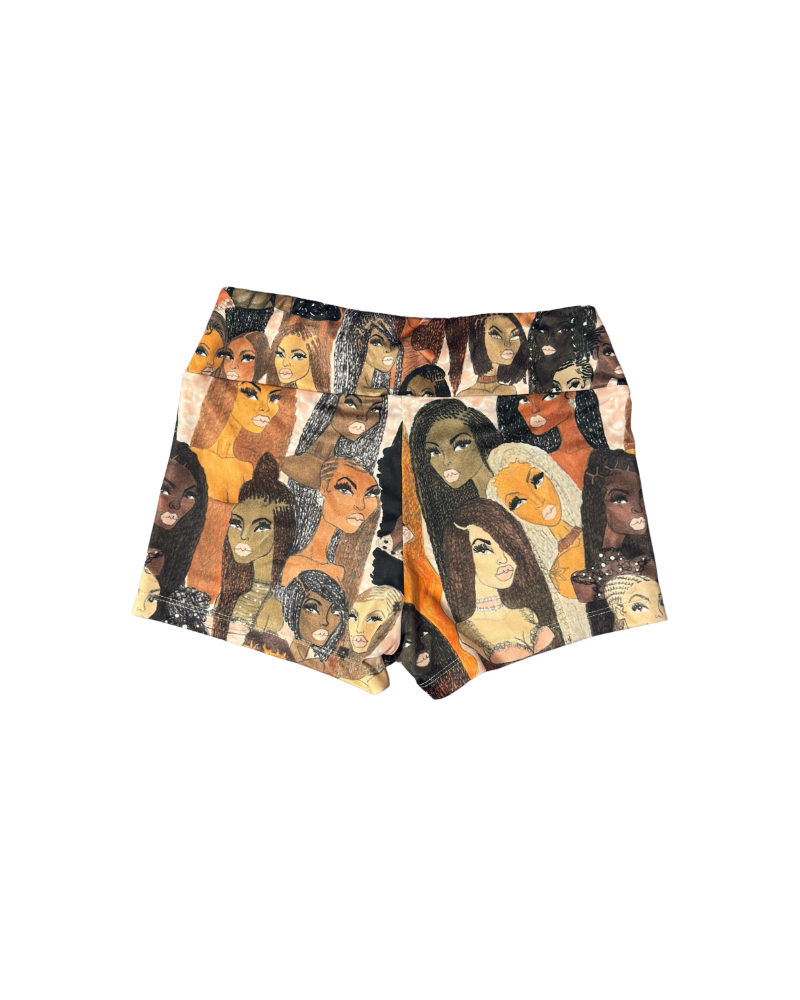 The Braided Glory Mid-Rise Shorts