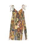 The Braided Glory Tie Strap Split Dress