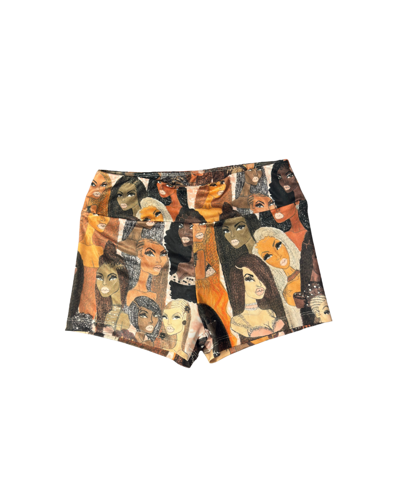 The Braided Glory Mid-Rise Shorts