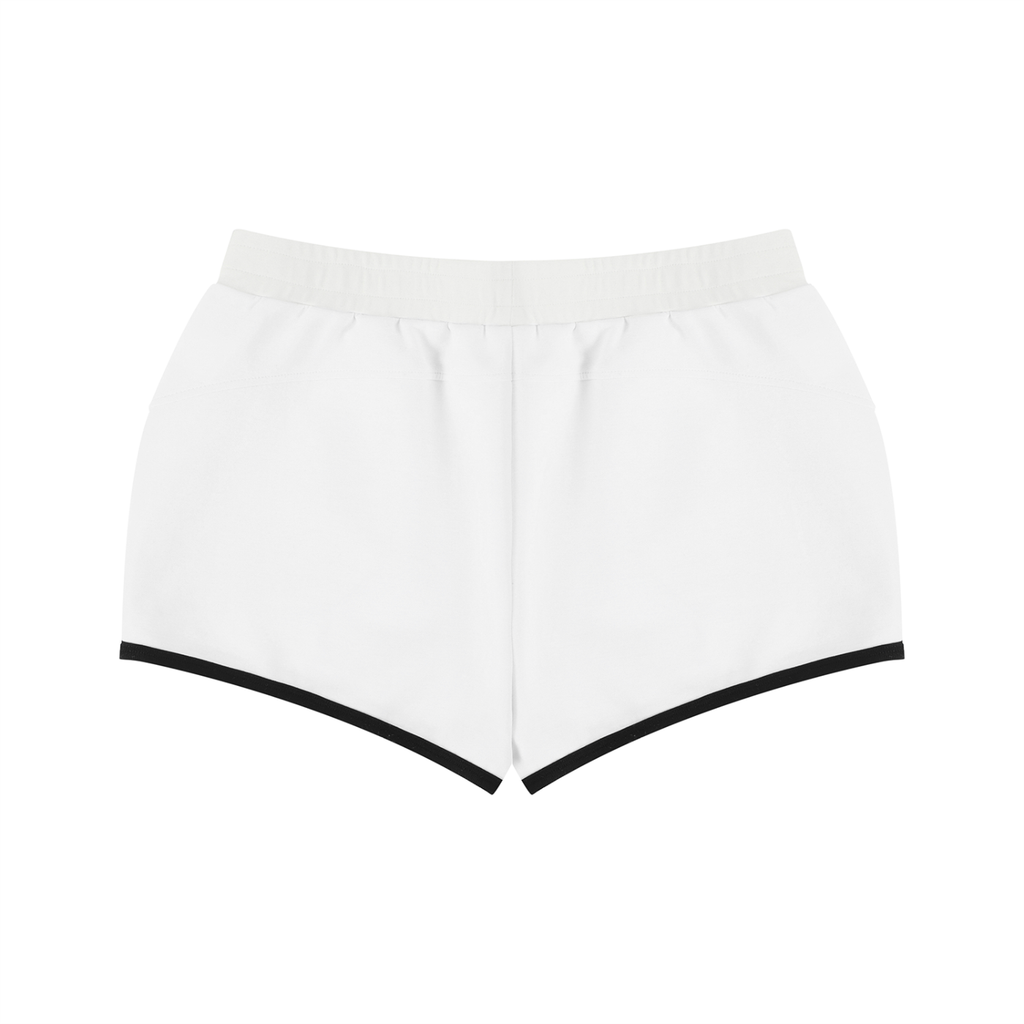 The  Braided Glory Retro Contrast Binding Shorts